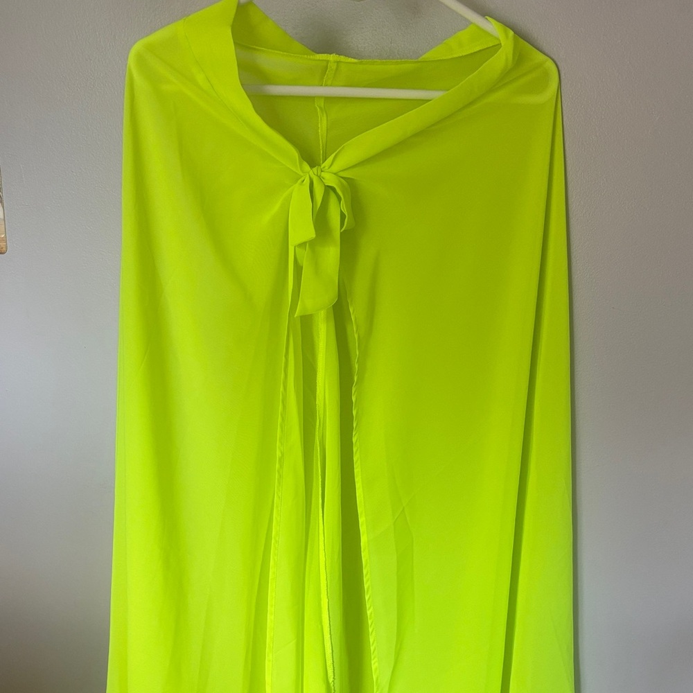 Vibrant Yellow Women's Cape